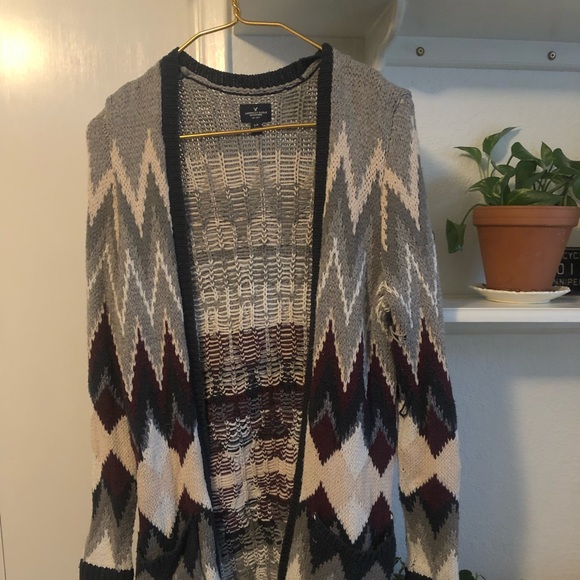 American Eagle Long Cardigan - Picture 1 of 2